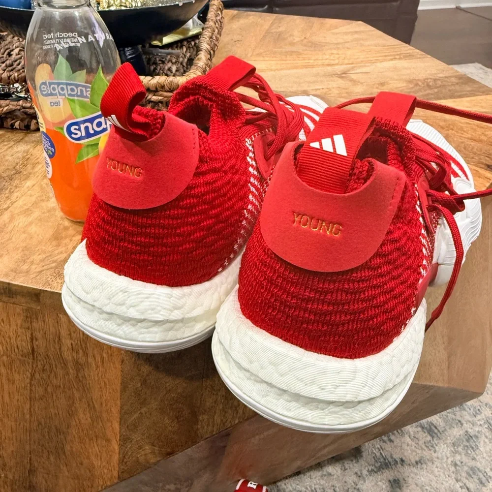 Adidas Trae Young Red Basketball Shoes